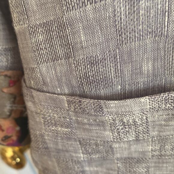 Jeanne O’Neill Original women’s size M linen 3/4 sleeve artsy top - Picture 4 of 5